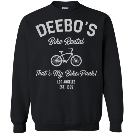 Vintage Deebo s Bike Rental That s My Bike Punk 1995 Shirt G180 Gildan Crewneck Pullover Sweatshirt 8 oz