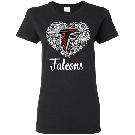 Atlanta Falcons Lace Heart Shirts