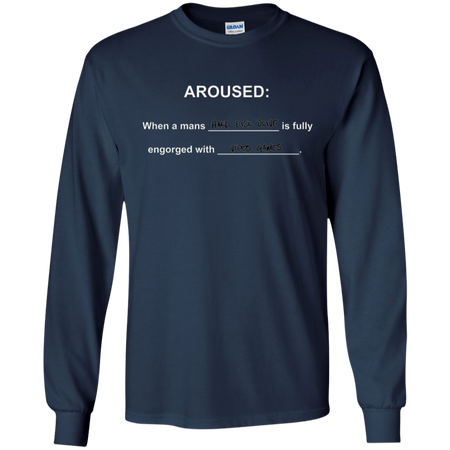 Pseudo Sciences Video Game Shirt G240 Gildan LS Ultra Cotton T Shirt