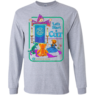 Funny Let's Start A Cult Activities For Children Shirt G240 Gildan LS Ultra Cotton T-Shirt