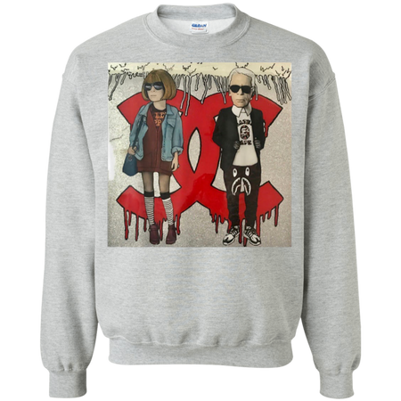 Classic Lagerfeld Pop Art Shirt G180 Gildan Crewneck Pullover Sweatshirt  8 oz.