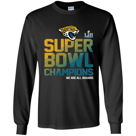 NFL Jacksonville Jaguars Charcoal Super Bowl LII Champions T shirt