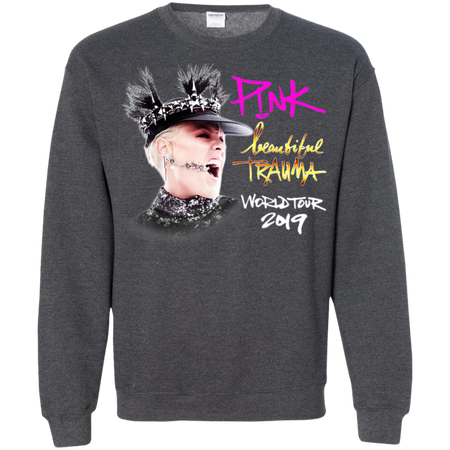 The Beautiful World Tour 2019 Shirt G180 Gildan Crewneck Pullover Sweatshirt 8 oz
