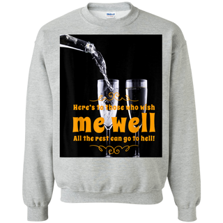 Well Wishes Shirt G180 Gildan Crewneck Pullover Sweatshirt  8 oz.