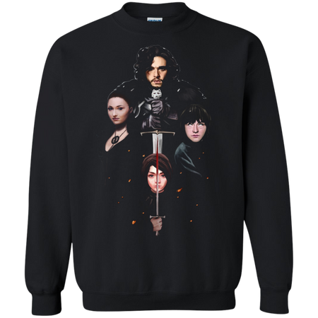 Game of Thrones season 7 Jon Snow Lyanna Mormont Sansa Stark and Arya Stark Sweatshirt