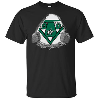 Dad Superman Fan Of Dallas Stars Hockey T-Shirt VA06