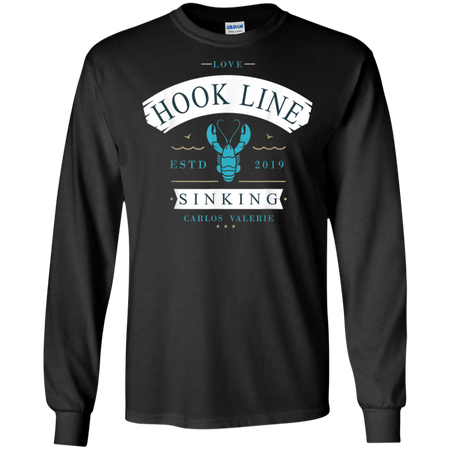 Hook Line Sinking Shirt G240 Gildan LS Ultra Cotton T Shirt