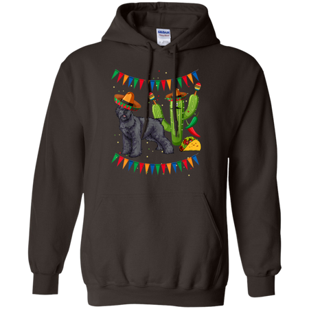 Sombrero Bouvier Des Flandres Dog Mexico Cinco De Mayo Shirt G185 Gildan Pullover Hoodie 8 oz