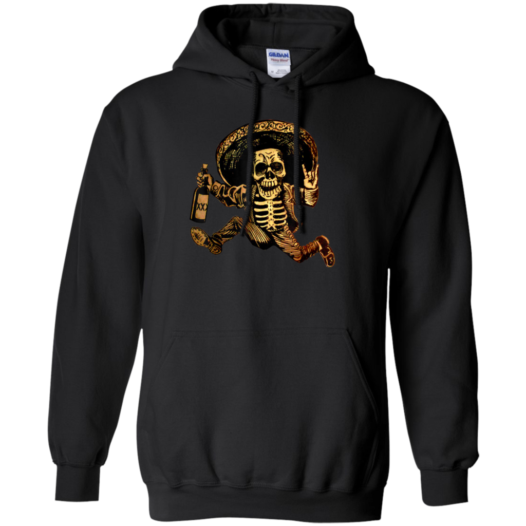 MIAPRINTSPRO Skull Say Hi For Men Shirt G185 Gildan Pullover Hoodie 8 oz