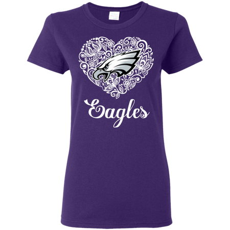 Philadelphia Eagles Lace Heart Shirts
