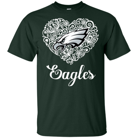 Philadelphia Eagles Lace Heart Shirts
