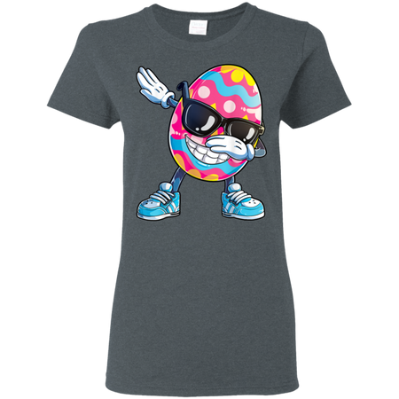 Dabbing Easter Egg Boys Kids Girls Hunter Hunting Shirt G500L Gildan Ladies' 5.3 oz. T-Shirt