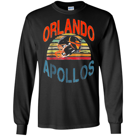 Vintage Orlando Football Apollos Shirt For Fans G240 Gildan LS Ultra Cotton T Shirt