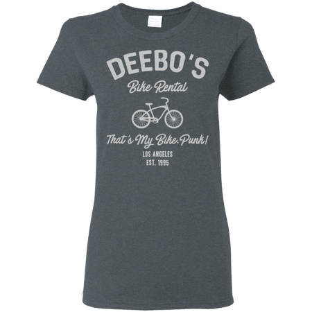 Deebo s Bike Rentals Shirt G500L Gildan Ladies 5 3 oz T Shirt