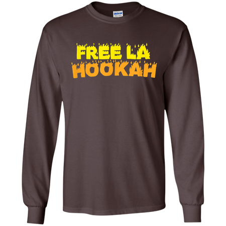 Free La Hooka Shisha Cool Shirt G240 Gildan LS Ultra Cotton T Shirt