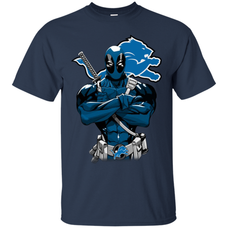 Giants Deadpool Detroit Lions T Shirt