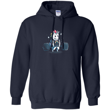 Weight lifting gym unicorn Hoodie