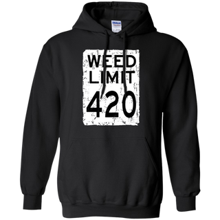 Weed Limit 420 Parody Hoodie