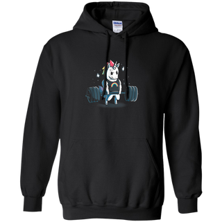 Weight lifting gym unicorn Hoodie