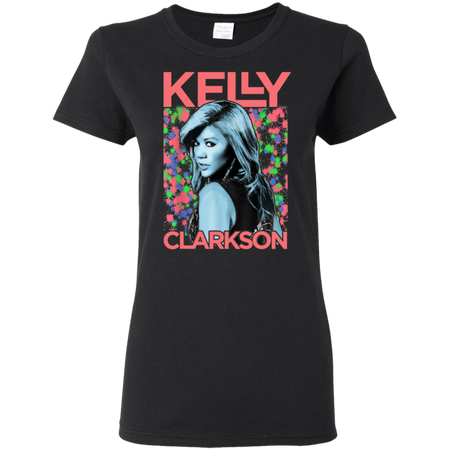 Kelly Clarkson Meaning Of Life Tour Vintage Shirt G500L Gildan Ladies 5 3 oz T Shirt