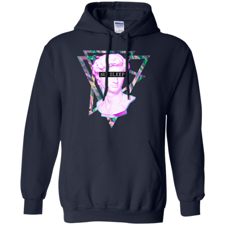 No Sleep Vaporwave Aesthethic Retro 80 s Shirt G185 Gildan Pullover Hoodie 8 oz