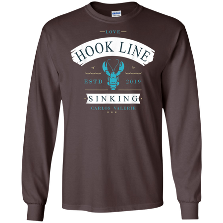 Hook Line Sinking Shirt G240 Gildan LS Ultra Cotton T Shirt