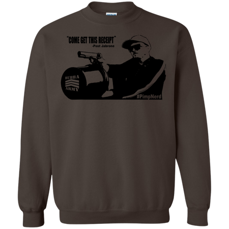 Come Get This Receipt Official Bubba Army Shirt G180 Gildan Crewneck Pullover Sweatshirt 8 oz