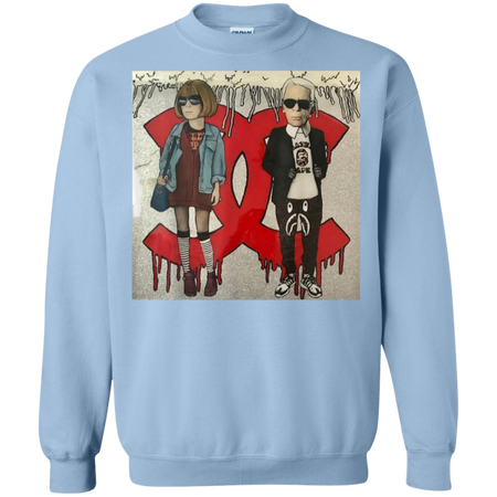 Classic Lagerfeld Pop Art Shirt G180 Gildan Crewneck Pullover Sweatshirt  8 oz.