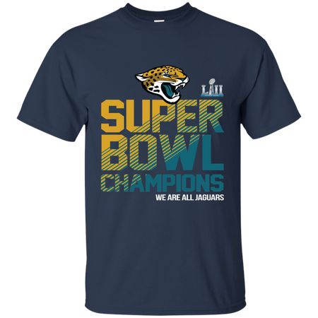 NFL Jacksonville Jaguars Charcoal Super Bowl LII Champions T shirt