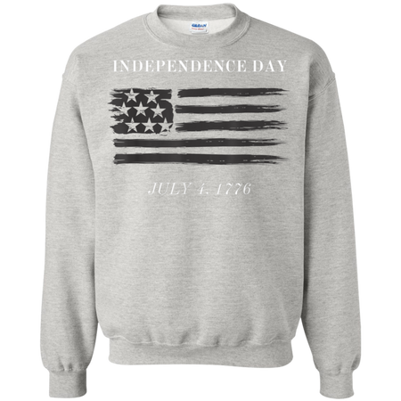 Independence Day Shirt G180 Gildan Crewneck Pullover Sweatshirt  8 oz.
