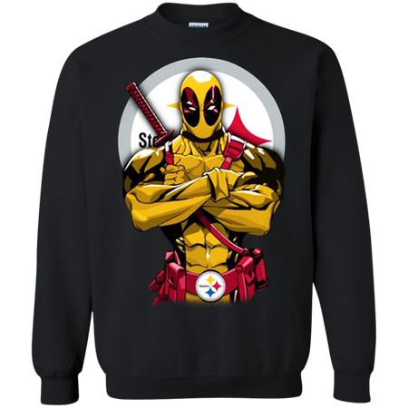 Giants Deadpool Pittsburgh Steelers Sweatshirt