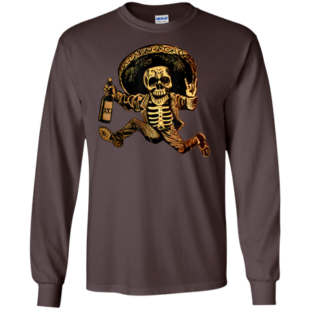 MIAPRINTSPRO Skull Say Hi For Men Shirt G240 Gildan LS Ultra Cotton T Shirt