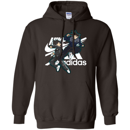 Vegeta Nike and Goku Adidas T shirt