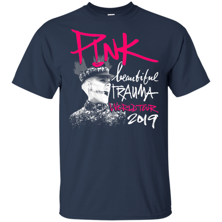 Beautiful Deep Pink 2019 Tour Trauma Fan Shirt G200 Gildan Ultra Cotton T-Shirt