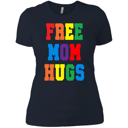 Free Mom Hugs Shirt for Rainbow Gay Pride Ladies Boyfriend shirt