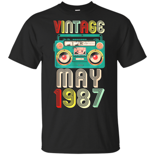 32nd Birthday Gift Ideas May 1987 Shirt G200 Gildan Ultra Cotton T-Shirt
