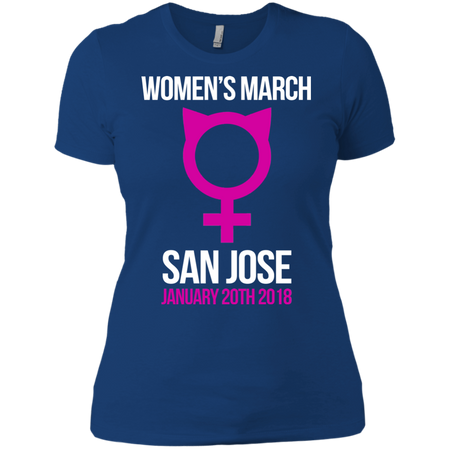 Womens March Pussyhat San Jose January 20th 2018 T shirt