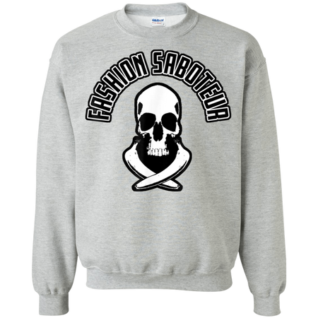 Skull And Banana Shirt G180 Gildan Crewneck Pullover Sweatshirt  8 oz.