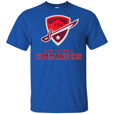 Vintage San Antonio Football Commanders Shirt G200 Gildan Ultra Cotton T-Shirt