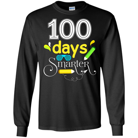 100 Days Smarter 100th Day Of School Teacher Kid T shirt