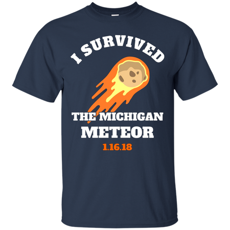 2018 I Survived Michigan Meteor T shirt