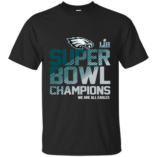 NFL Philadelphia Eagles Charcoal Super Bowl LII Champions T shirt