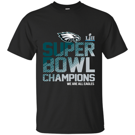 NFL Philadelphia Eagles Charcoal Super Bowl LII Champions T shirt