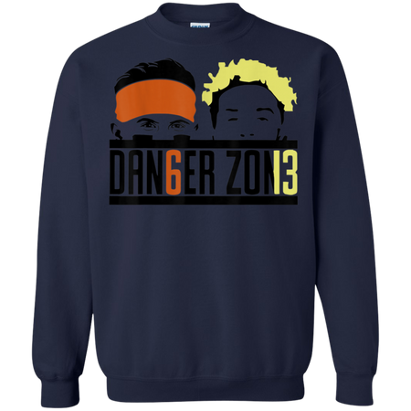 Danger Zone Mayfield Browns Football Shirt G180 Gildan Crewneck Pullover Sweatshirt  8 oz.