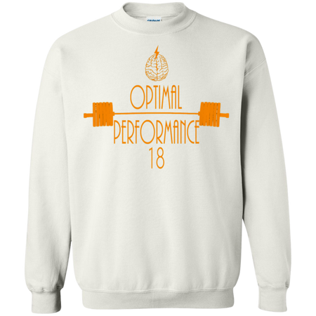 Optimal Performance 18 Shirt G180 Gildan Crewneck Pullover Sweatshirt  8 oz.