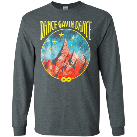 Dance Gavin Dance Mountain Stars Shirt G240 Gildan LS Ultra Cotton T Shirt