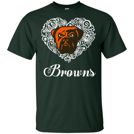 Cleveland Browns Lace Heart Shirts