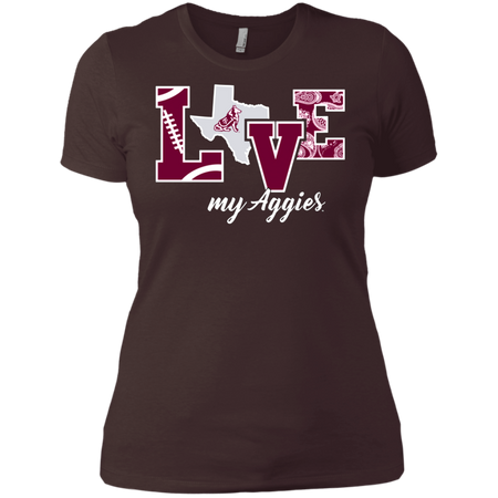 Texas A M Aggies Love my Aggies T shirt