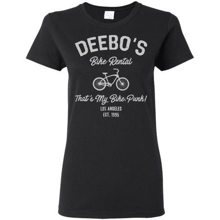 Vintage Deebo s Bike Rental That s My Bike Punk 1995 Shirt G500L Gildan Ladies 5 3 oz T Shirt