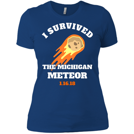2018 I Survived Michigan Meteor T shirt